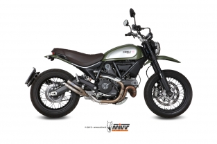 Mivv Double Gun Titanium Ducati Scrambler 2015-20206